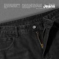 INFLATION Design Streetwear Layered Jeans Men Wide Leg Hip Hop Denim Pants Male Trousers.