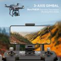 F7 GPS Drones with Camera for Adults 4K Night Vision, 3-Aix Gimbal, 2Mile Long Range, 50Mins Flight Time Professional Drone with 2 Battery, Auto Return+Follow Me+Fly Around+Beginner Mode for Kid. 