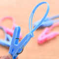 12pcs/set Windproof Clothespins Plastic Laundry Clip Portable Bra Socks Hanger hook quilt clothing clip Hanging Rope Clothes Peg. 