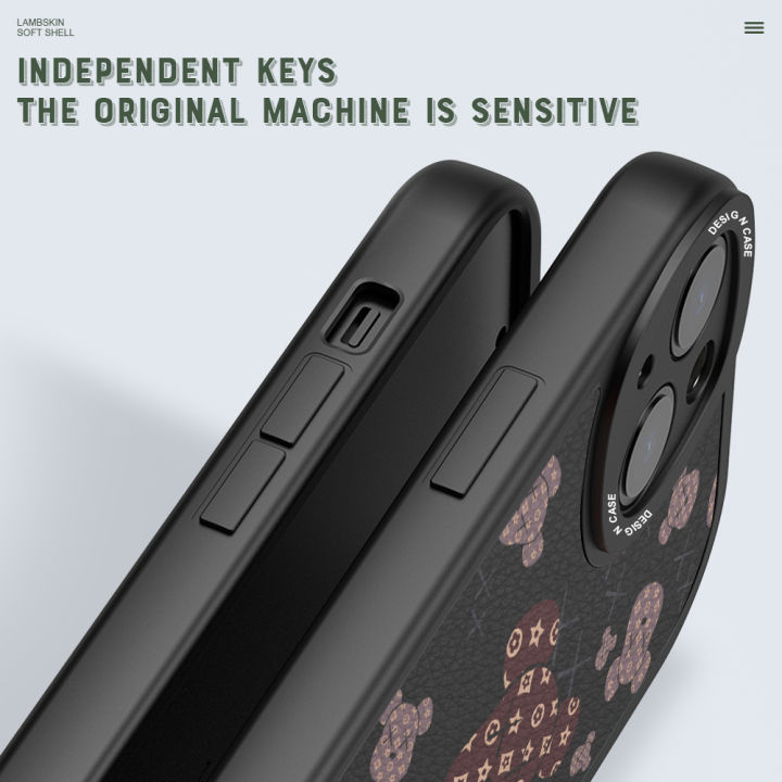 Jizetin%20for%20Realme%20C25%20/%20C25S%20/%20C12%20/%20Narzo%2020%20/%20Narzo%2030A%20Back%20Cover%20Luxury%20Brand%20Bear%20Lambskin%20Texture%20PU%20Leather%20Back%20For%20Girls%20Boys%20Soft%20Phone%20Case%20-%20Image%209