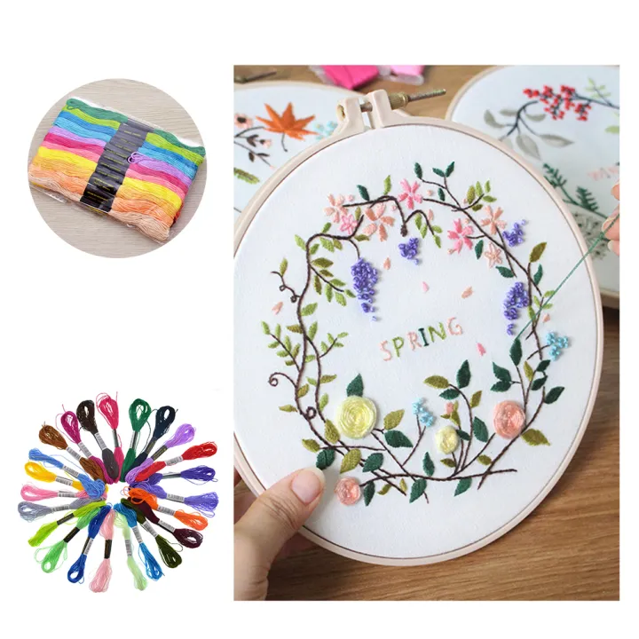R-ainbow%20Embroidery%20F-loss%20White%20Colors%20Embroidery%20Kit%20Set%208m%206%20Individual%20Strands%20Stitch%20for%20Crafting%20String%20Present%20Gift%20-%20Image%206