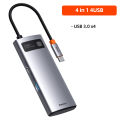 Baseus USB C HUB Multi HUB Ethernet Network PD 100W Type C Docking Station Splitter HDMI-Compatible USB 3.0 Adapter For Macbook.