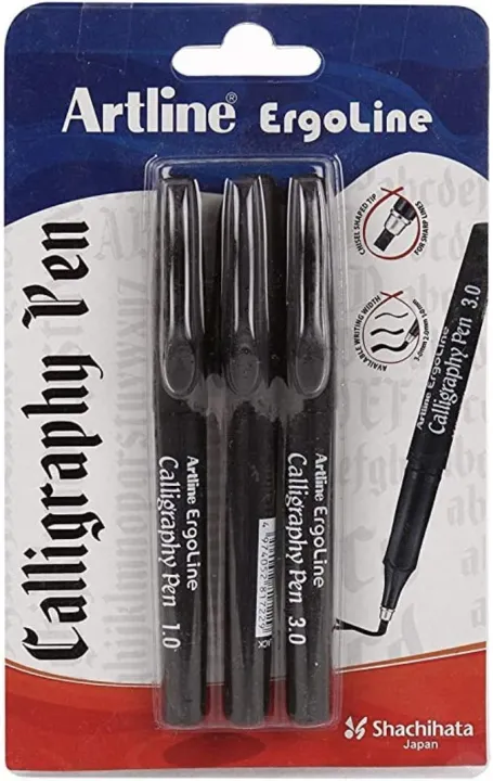 Artline%20Ergoline%20Calligraphy%20Pen%20With%203%20Nib%20Sizes%20Black%20Color%20Set%20of%203%20Pens%20-%20Image%202