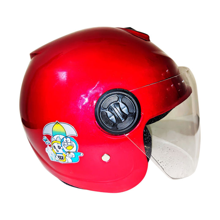 Baby Bike Icon Helmet for Boys & Girls (3-12 Years) in Vibrant Red: Safeguard Your Young Riders with Confidence and Flair