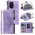 （COD Available)Multi-Card Totem Zipper Leather Phone Case For Honor 200 Lite. 