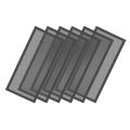 Floor Vent Covers, Strong Magnetic Vent Mesh Air Vent Filters, 4x10Inch PVC Floor Register Vent Screens, 6PCS.