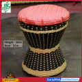 Export Quality Artificial Cane Woven Stool/Mora | Suitable for Your Home & Office Decoration & Sitting.