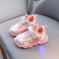 Size 21-30 Kids Casual LED Lights Shoes for Girls Children Luminous Sports Sneakers Baby Glowing Soft Bottom Running Footwear. 