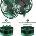 Rechargeable Foldable Telescopic Fan Low Noise Portable Folding Fan 3 stylesh.