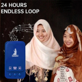 Muslim Islamic Quran Player Mini Pocket Kuran Speaker Islamic Liturgical Gifts Zikir Ruqyah Player Play UK Plug Black.