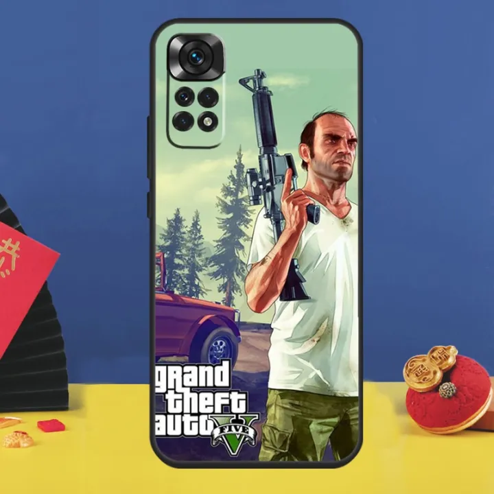 Gta%205%20Grand%20Theft%20Auto%20Case%20For%20Xiaomi%20Redmi%20Note%2011%2010%2012%208%209%20Pro%208T%209S%2010S%2011S%20Redmi%2010%2010A%2010C%209%2012C%209C%20Cover%20-%20Image%204