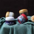 Kitchen Tea Box Jar Storage Holder Sweetmeats Candies Cans Teaware Tea Caddies tin containers storage box. 