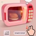 Food Cooking Toys Learning Dollhouse Decoration Mini Microwave Oven Playset. 
