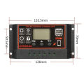 10A-60A MPPT 12V/24V Solar Charger Controller USB Dual Solar Panel Regulator - solar charge controller.
