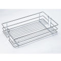 WellMax KDSPTJ012D Stainless Steel Heighten pull-out basket with soft-closing Tall unit basket. 