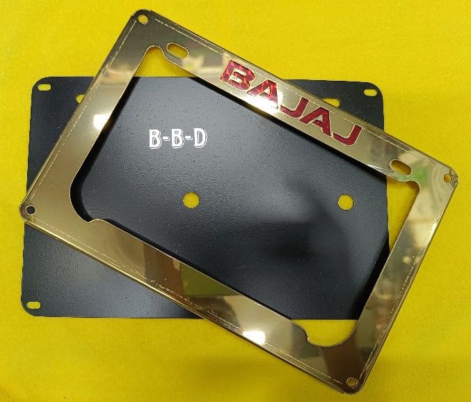 Bajaj%20New%20Design%20Motorcycle%202%20part%20Number%20Plate%20Frame%20Holder%20-%20Image%202