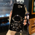 Smalshop sJ5 Prie Back Cover Cute Lanyard Case Fit VRQR Long 3D Astronaut Folding Bargain price Stand Phone Case for Samsung j7 Prim Samsung me j6 j5 Plu. 