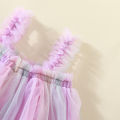 Summer New Baby Girl Dress Mesh Gauze Dress Children'S Clothing Suspender Fluffy Dress Birthday Party Dress Sweet Princess Dress (0-3 Year Old Girl).