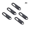 5 Pcs Metal Zipper Pull Replacement Detachable Zipper Slider Pull Tab Repair Kit for Clothing Jacket Diy Craft Sewing Zip Head Huiye. 