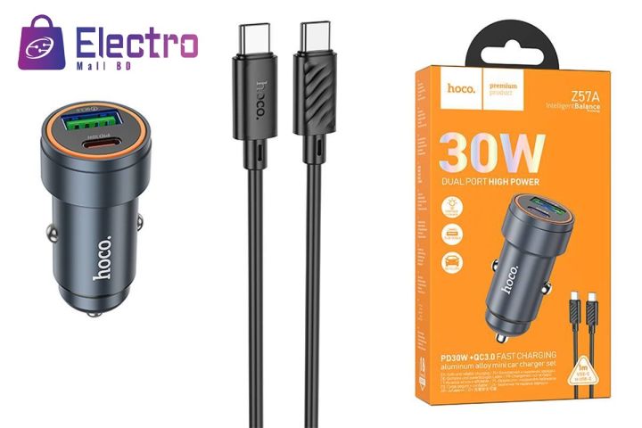 Hoco%20Z57A%20Dual%20Port%2030W%20Fast%20Car%20Charger%20%E2%80%93%20Power%20Meets%20Perfection%20-%20Image%202
