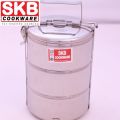 3 Bowl SKB SuS304 food grade stainless steel Lunch Box 3 Bowl.