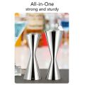 Bar Jigger Double Cocktail Jigger Bar Measures Bar Tools 30/60Ml, 30/45Ml Cocktail Shaker for Party Bar - silver. 