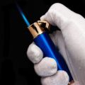 Cigar Lighters Windproof Blue Flame Jet Torch Lighter Refillable Butane Gas Metal Lighter For Men Gadget. 