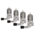 4 Pack 5 Inch Spring Loaded Latch Pin 304 Stainless Steel Door Lock.