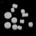 5x11 Pieces/Set Assorted Plastic Gears Worm Car Toy Models Parts Accessories.