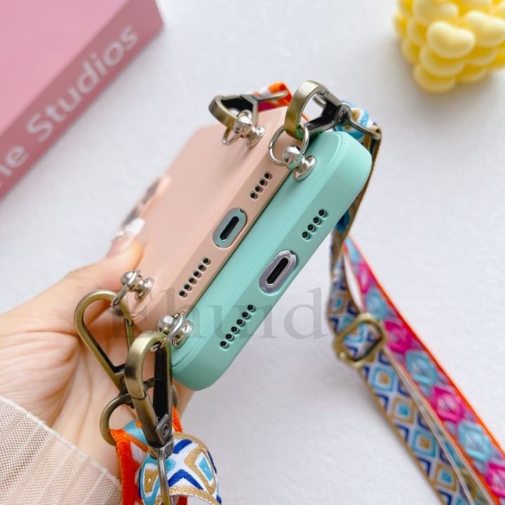 HoneyYami%20Classic%20Strap%20Case%20For%20iPhone%2015%20Pro%20Max%2014%2013%2012%20Mini%20X%20XR%20XS%207%208%20Plus%2011%20Pro%20Crossbody%20Lanyard%20Neck%20Cord%20Liquid%20Silicone%20Cover%20-%20Image%204