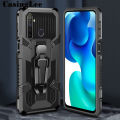 Casinglee For Realme 5 / Realme 5i Case Shockproof Armor Stand case with Metal Clip Back cover Realme 5i / Realme 5 Phone cases Car Mountaineering phone case.