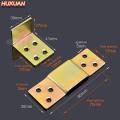 1set Bed Hinges Bed Plug-in Hardware Pendant Fastener Hinge Latch Fittings Furniture Connector Bed Beam Support Frame Fixings.