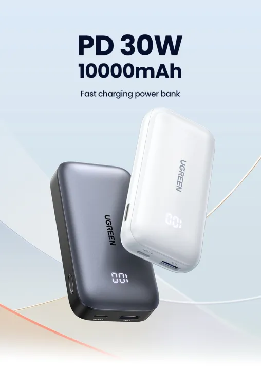 UGREEN%20PB502%20(25185)%2030W%2010000mAh%20Fast%20Charging%20Power%20Bank%20-%20UGREEN%2010000mAh%20Two-way%20Fast%20Charging%20Power%20Bank%20-%2030W%20Highspeed%20Recharge%20-%20Connector%20type:%20USB%20Type-C,%20USB%20Type-A%20-%20Wide%20Compatibility%20-%20Image%202