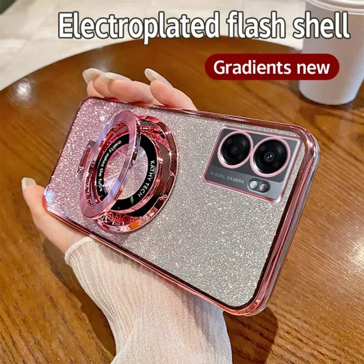 lthmy%20for%20Oppo%20A57%204G%20CPH2387%20casing%20electroplating%20soft%20glitter%20TPU%20phone%20back%20cover%20phone%20case%20magnetic%20bracket%20-%20Image%203