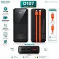 Good Cool 20000mAh 22.5W Fast Charging Portable Power Bank with Built-in Cable & LED Digital Display - Minimalistic Powerbank for Type C & iOS.