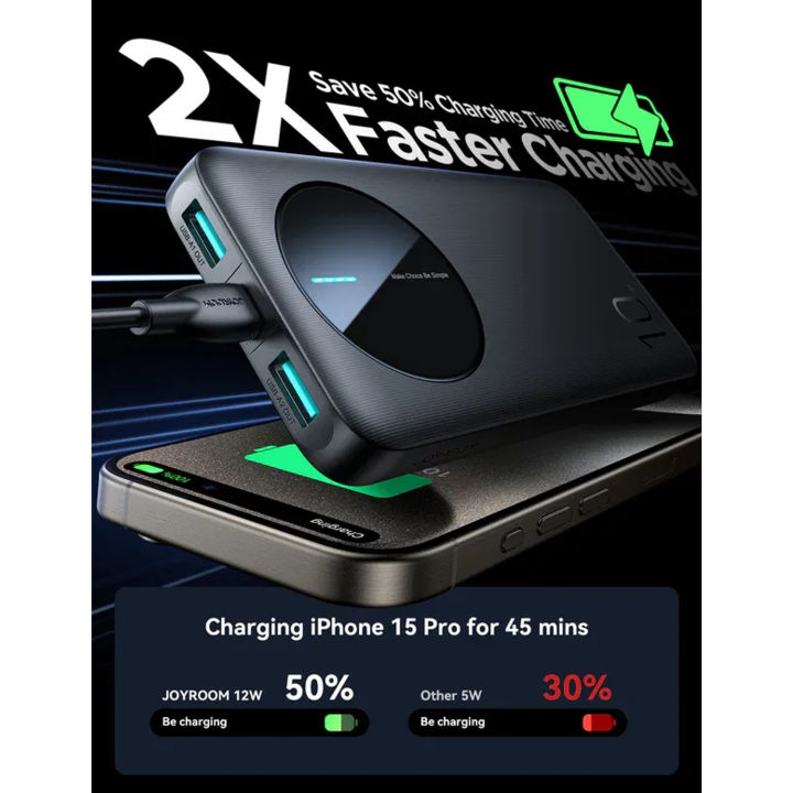 JOYROOM%20PBF12%202.4A%20LED%20Power%20Bank%2012W%2010000mAh%20-%20Image%205