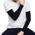 1 Pair Arm Hand Sleeve Cycling Sleeves Uv Protection For Men And Women - Black: Sun-Protective Arm Sleeves For Cyclists. 