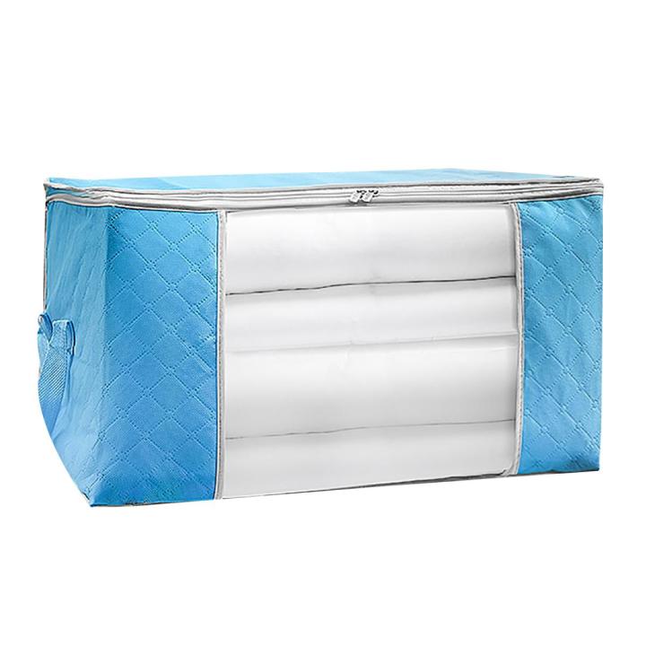 Blanket Storage Bag Foldable Spacesaving Nonwoven Fabric Folding