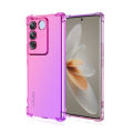 lthmy for Vivo V27 5G Gradient Color Case Cover Soft TPU Silicone Phone Cases Back Cover Shockproof Casing.