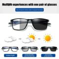 Photochromic Multifocal Reading Glasses for Women and Men Ultralight TR90 Sport Anti-blue Light Presbyopia Eyeglasses +1.0 +4.0. 