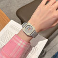 GCCLIYO New Fashion Cartoon Silicon Tape Student Watch Little Red Book Hot Light Luxury Quartz Style Watch. 