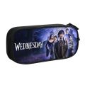 Cute Wednesday Addams And Enid Sinclair Pencil Cases for Boys Gilrs Gothic Girl Large Capacity Pen Box Bag School Supplies. 