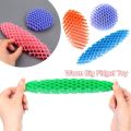 Portable Sensory Stress Anxiety Relief Worm Big Fidget Toy Decompression Toy Great Gift for ADHD Stress-Relieving Transforming Worm Toy Retractable Fidget Worm Cool Toys. 