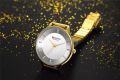 Curren 9041 Golden Women Bracelet Watches Fashion Luxury Quartz-Watches Brand Ladies Casual Dress Sport Watch Clock- Golden -  Watch For Women. 