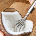 Multifunctional Coconut Meat Grinder Slicer Coconuts Scraper Collecting Coconut Removal Meat Tool Stainless Steel Planer.
