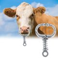 Livestock Nose Ring, Premium Stainless Steel Bull Nose Ring, Cattle Nose Cow For Farm Husbandry. 