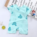 【KuaKe Mall】(NEW)Newborn Baby Clothes Summer Short Sleeve Rompers Infant Boys Girls Cartoon Cotton Jumpsuit.