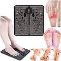 EMS Foot Massager  Folding Portable Feet Massage Machine  Electronic Muscle Stimulatior Massage Mat USB Rechargeable - Body Massager. 