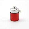1 Pcs Medicine Box Keychain Metal Mini Waterproof Alloy Medicine Box Case Holder Container Key chain Gift. 