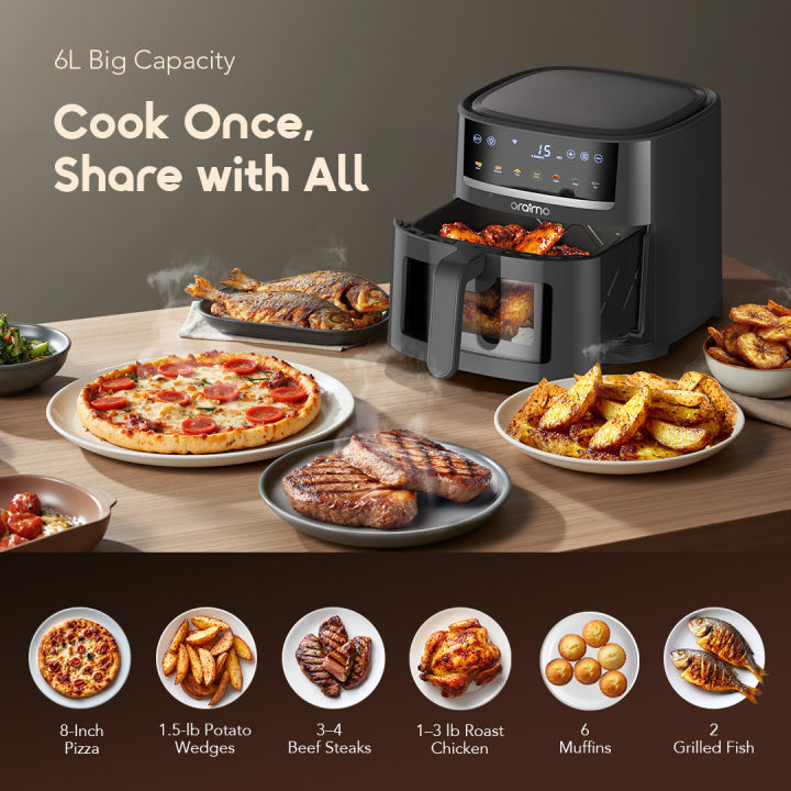 oraimo%20NutriFry%20S1%20Ultra%201500W%206L%20App%20Control%20Full%20Touchscreen%20Air%20fryer(OAF-521A)%20-%20Image%207